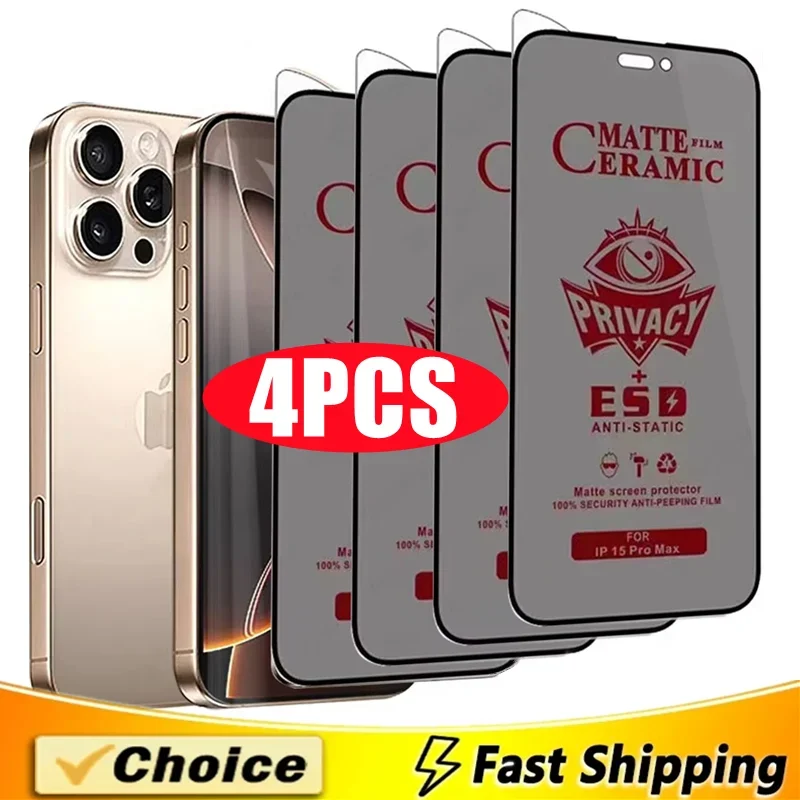 Matte Anti Glare Screen - 4 pezzi protezione schermo privacy in
