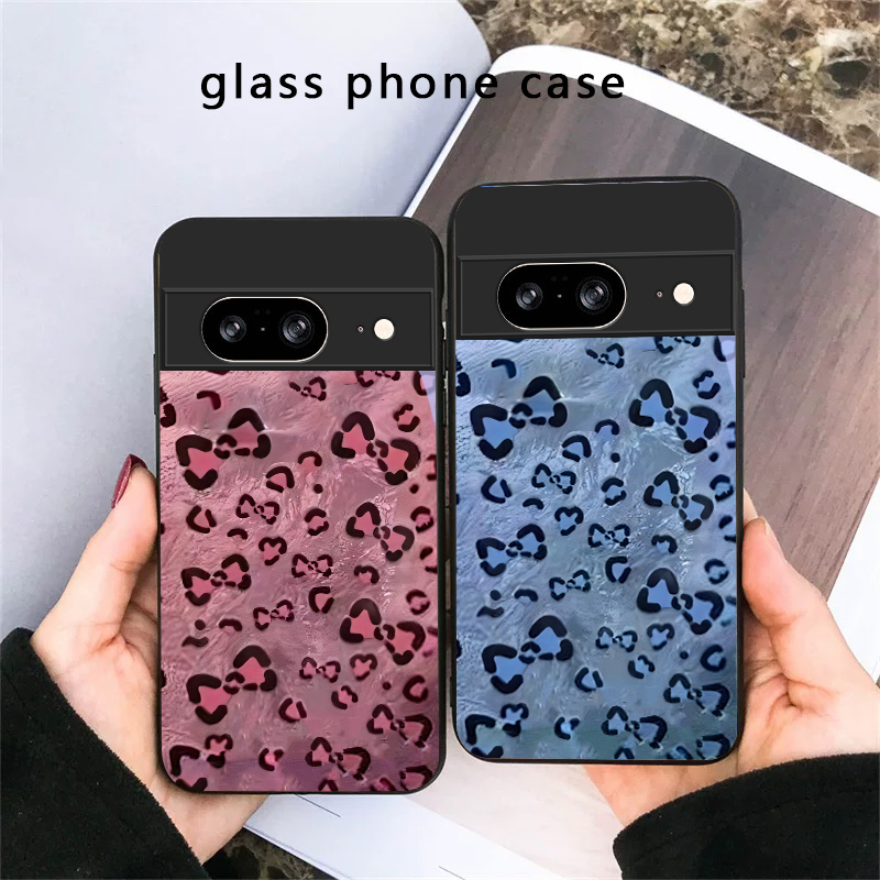 Google Pixel 8A - Custodia per telefono in vetro nero