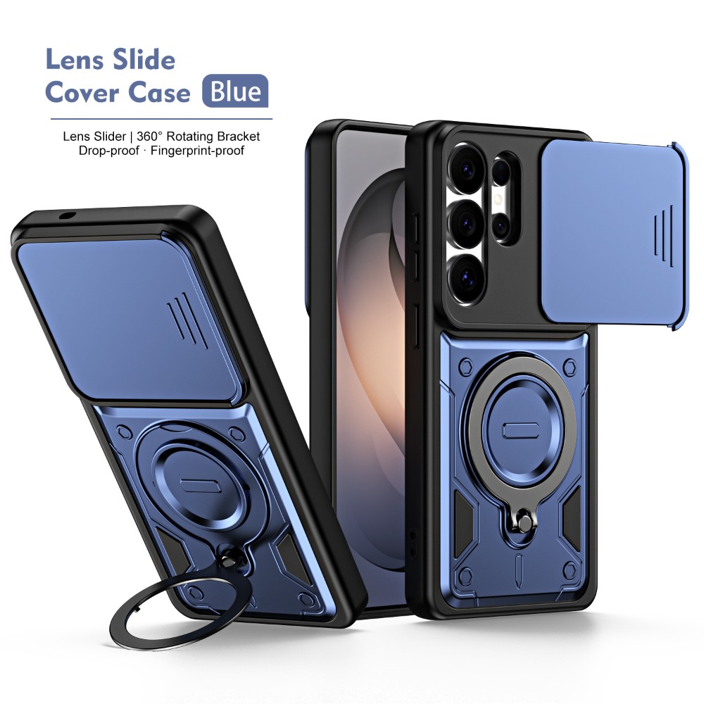 Camera Lens Protector - 360 ° Custodia con supporto magnetico