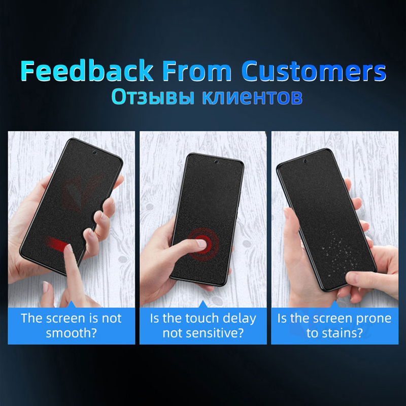 2-4 pezzi di vetro temperato o - Matte Anti Glare Screen recensione e prezzo